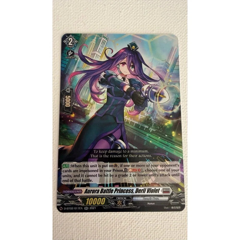 Aurora Battle Princess, Derii Violet Trading Card